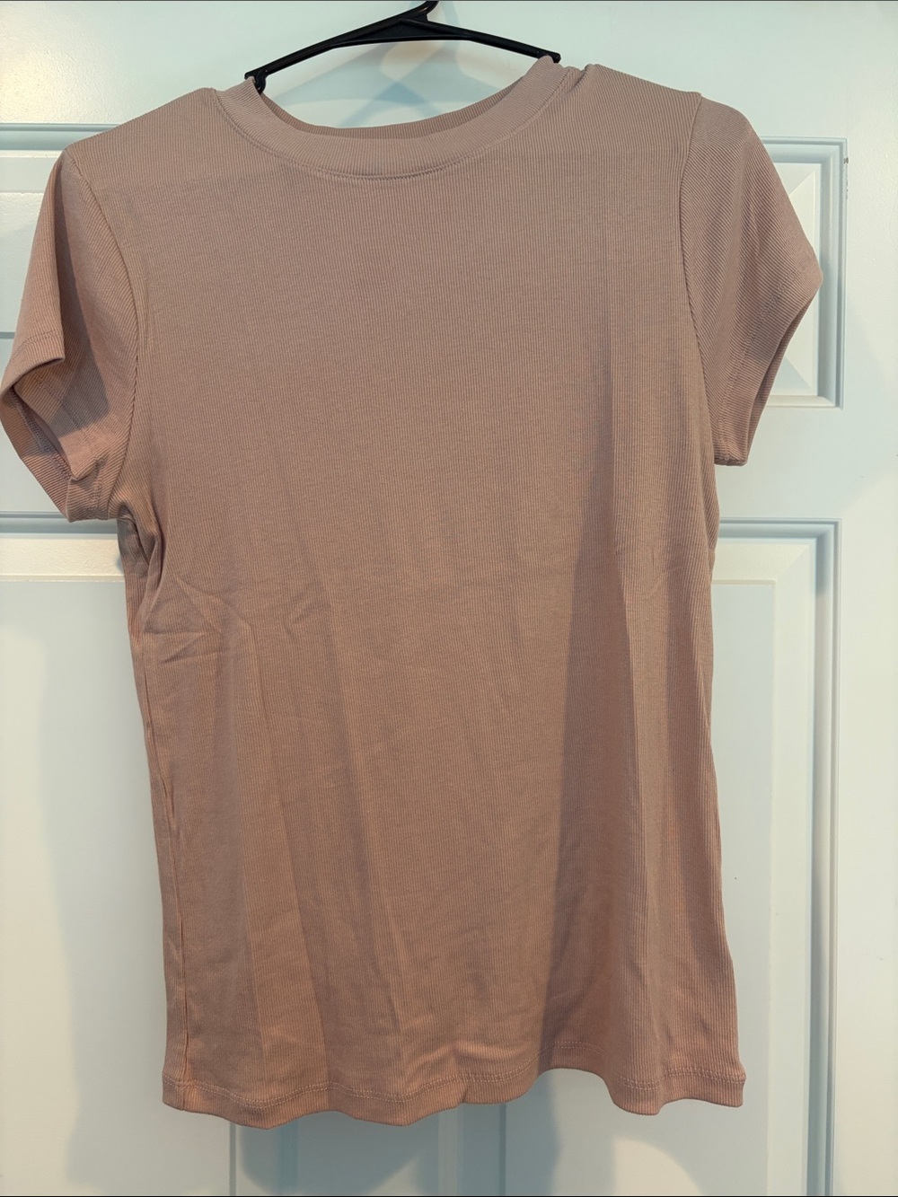 a new day Short Sleeve Crewneck Tee in Dusty Mauve